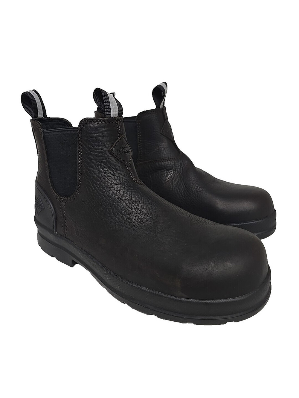 Muck Boots Men's 6" Pull On Safety Toe Work Boot Black Size 9M